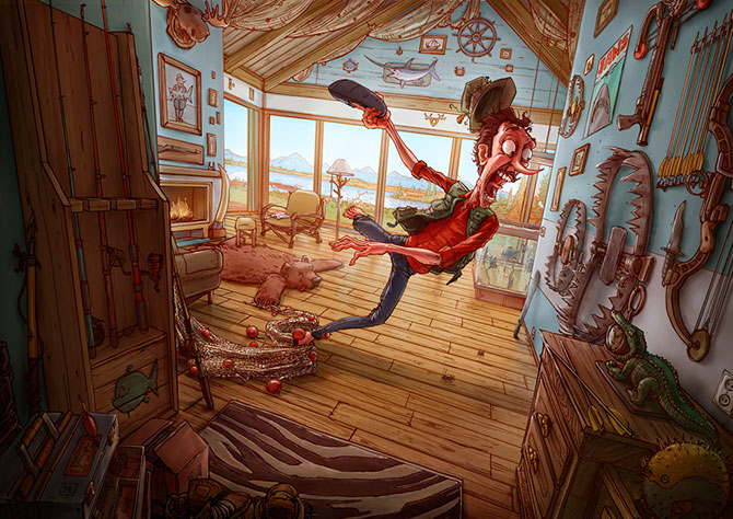 Замысловатые иллюстрации Михала Дзекана
