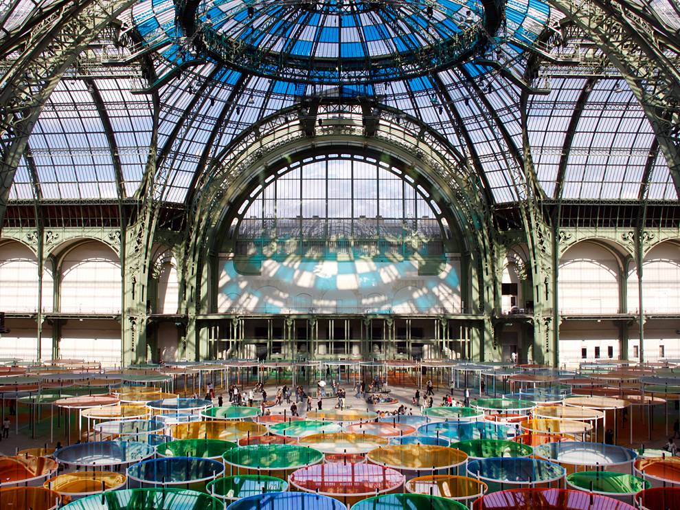 Picture of an art installation in the Grand Palais in Paris
