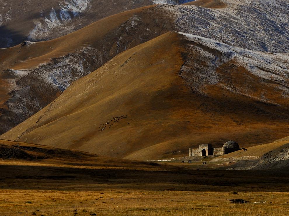 Photo: The Tash Rabat Caravanserai landmark in Kyrgyzstan